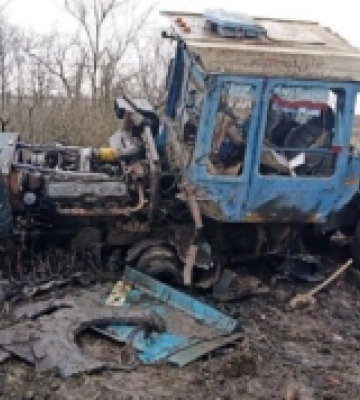 На Миколаївщині тракторист підірвався на міні
