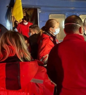 До Львова прибув останній медичний евакуаційний потяг «Лікарів без кордонів»