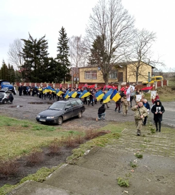 Перший бій став останнім: на Волині поховали захисника Валерія Марушка