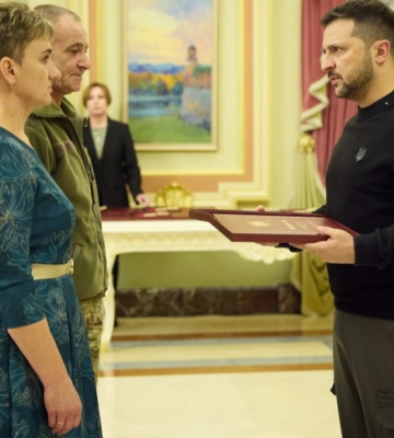 Через вісім місяців після загибелі волинського Героя батькам вручили його орден