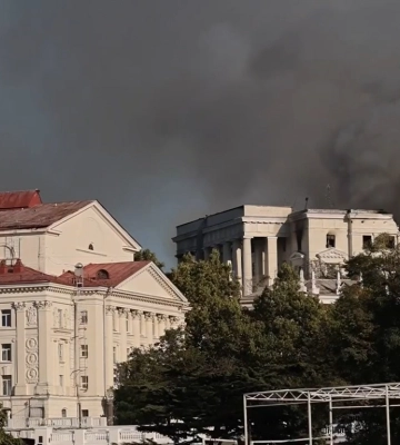 РФ спустя 3 месяца не начала ремонт штаба ЧФ в Крыму, — OSINT-аналитик (спутниковые снимки)