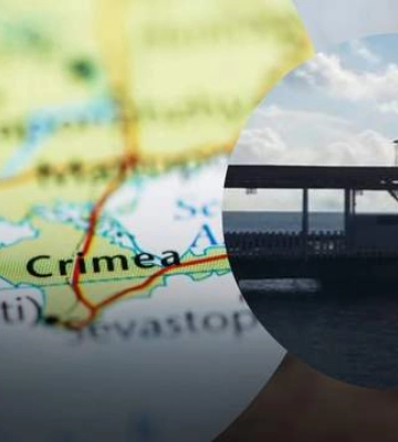 У Криму вранці лунали вибухи: на Керченському мосту застосовували димову завісу