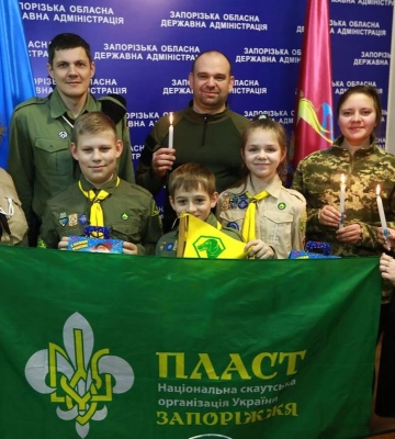 В Запорізькій області засяяв Вифлеємський вогонь миру
