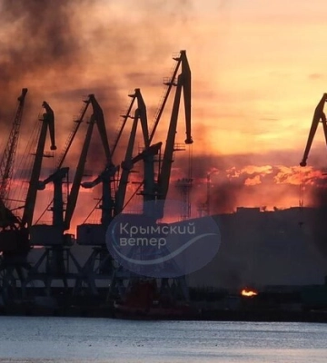 Росія визнала, що ЗСУ пошкодили великий десантний корабель «Новочеркаськ»