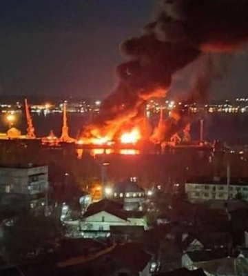 Гуменюк - про знищення корабля РФ у Феодосії: «Різдвяний подарунок повністю запакований»