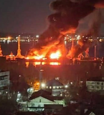 ЗСУ уразили російський великий десантний корабель &quot;Новочеркасск&quot;