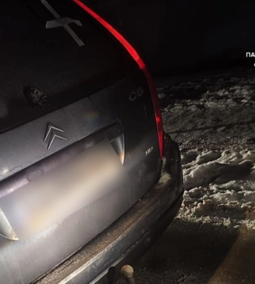 У Сумах водія Citroen, позбавленого прав, спіймали п’яним у комендантську годину
