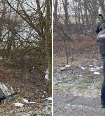 Автомобіль перекинувся та повис на дереві: на Київщині сталася смертельна ДТП