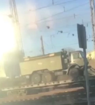 Крымские партизаны зафиксировали большой эшелон вражеской техники в Джанкое
