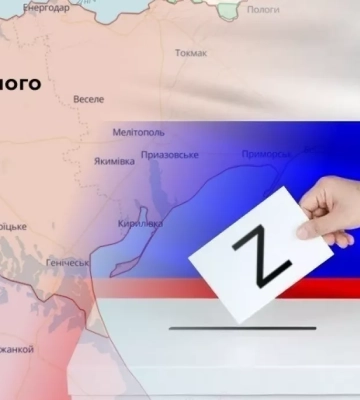 ЦНС: Росіяни примусово збирають голоси мешканців ТОТ Запорізької області на підтримку Путіна