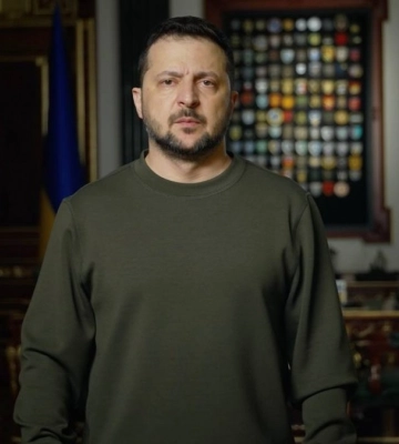 Звернення Володимира Зеленського наприкінці 671-го дня війни