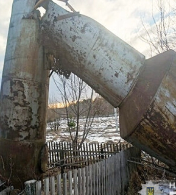 Росіяни обстріляли обладнання РЕМ та водонапірну башту в одному з прикордонних сіл Чернігівщини