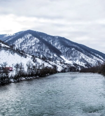 На Закарпатті сильна течія змила підводу з кіньми, керманич загинув