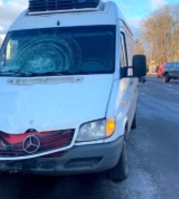 Під Житомиром водій мікроавтобуса збив чоловіка