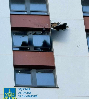 Прокуратура розпочала кримінальне провадження за фактом нічного повітряного удару по Одесі