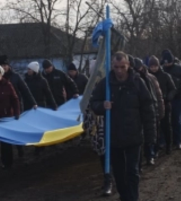 На Одещині провели в останню дорогу воїна Олега Марченка