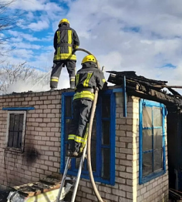 В Кривом Роге горел дачный дом