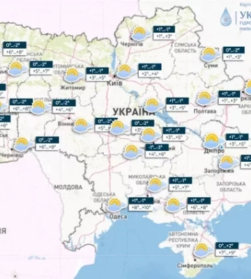 Де в Україні будуть опади, а де температура - до +9°: прогноз погоди на 28 грудня у Дніпрі