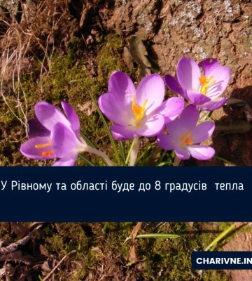 У Рівному та області буде до 8 градусів  тепла