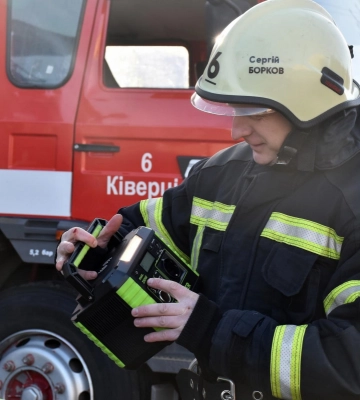 Волинські піротехніки отримають портативні зарядні станції