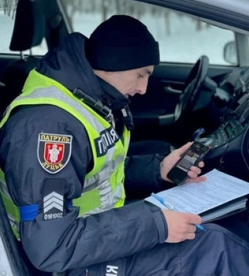 Волинські патрульні розшукали майже 95% водіїв, які втекли з місця ДТП