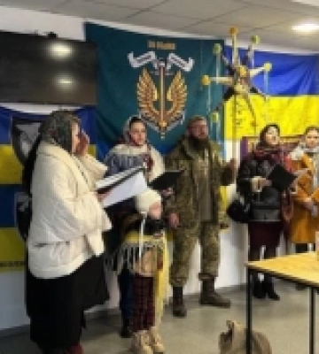 На Волині колядували на потреби ЗСУ: зібрали майже 20 тисяч гривень