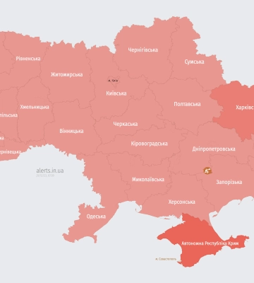 Ранкова тривога на Львівщині і в усій Україні через ракетну загрозу