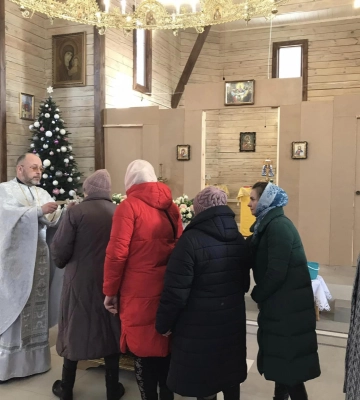 Напередодні Різдва на Волині відбулось перше богослужіння в новозбудованому храмі ПЦУ