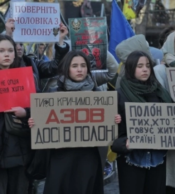 В Одесі пройшла акція «Волю захисникам Маріуполя»