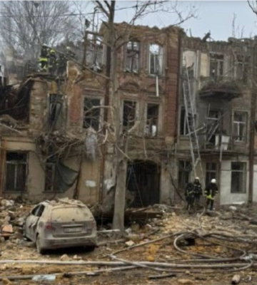 В Одесі  є влучання в багатоквартирний будинок