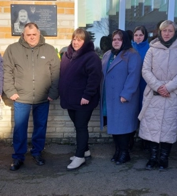 На Волині відкрили меморіальну дошку загиблому герою Олексію Мельничуку