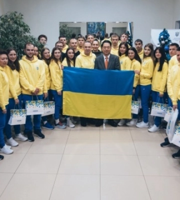У Києві пройшли проводи збірної України на зимові Юнацькі Олімпійські ігри