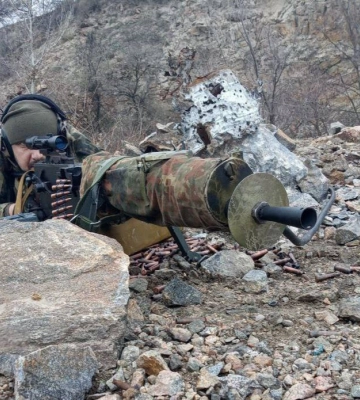 На Київщині під час масованого обстрілу нацгвардійці збили крилату ракету зі стрілецької зброї