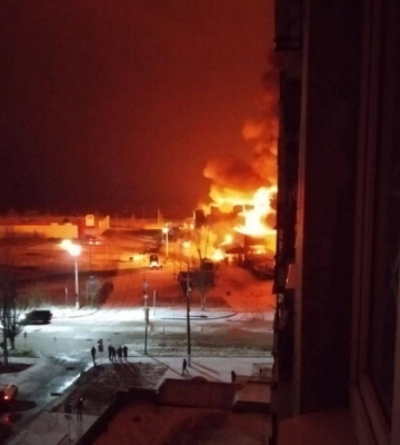 В окупованій Горлівці пролунали вибухи: спалахнула сильна пожежа