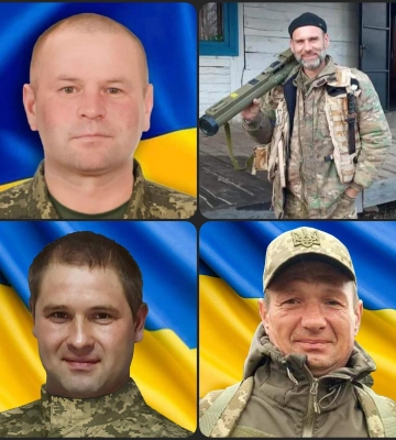 На Рівненщині попрощались із чотирма полеглими Захисниками