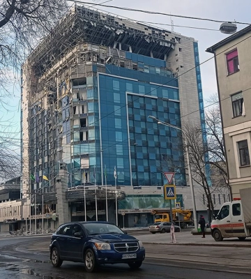 Виявляється, у пустому готелі Kharkiv Palace був «центр прийняття рішень»