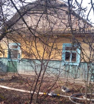 В селі на Волині горів житловий будинок