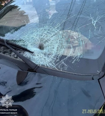 У Житомирі правоохоронці оперативно розшукали водія, який наїхав на пішохода та зник з місця події