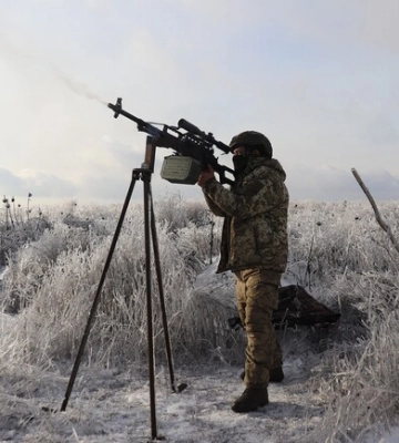Карта боевых действий в Украине 1 января