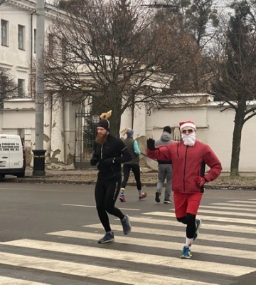 У Полтаві влаштували новорічний забіг