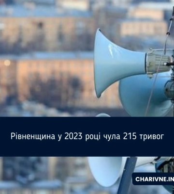 «Тривожна» статистика: у 2023 році на Рівненщині пролунало 215 тривог