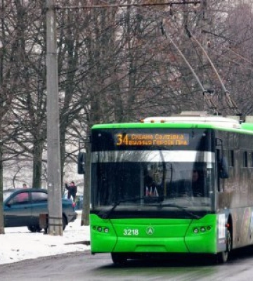Завтра тролейбуси змінять маршрут у Харкові на Салтівці