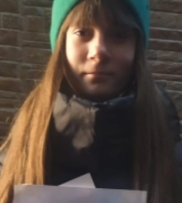 Волинська школярка передала на ЗСУ три тисячі гривень, які отримала на свій день народження