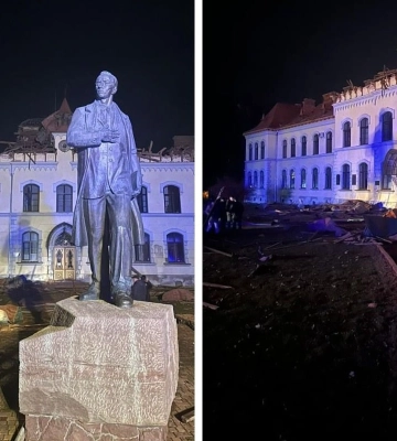 Ранкова атака дронів. У Дублянах повилітали вікна у в гуртожитках, лікарні та будинках