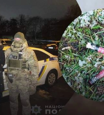 Чернігівські поліціянти затримали чотирьох зловмисників, які запустили феєрверк під час повітряної тривоги. ФОТО