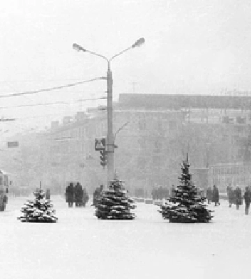 Показали головну ялинку Луцька в 1979 році 