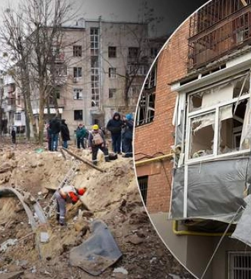 Прилетело прямо во двор: в Харькове во время массированной атаки пострадал работник скорой