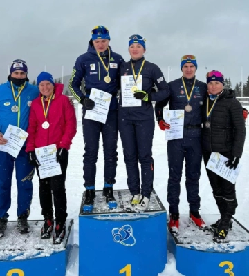 Сумські біатлоністи з медалями чемпіонату України