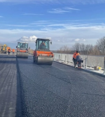 На Чернігівщині завершують ремонт мосту поблизу Ніжина