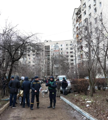На Київщині внаслідок ракетної атаки пошкоджені 11 багатоповерхівок та дві школи
